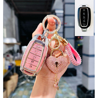 (5nút )Ốp Chìa Khoá  Smartkey Huynđaii Custin, Custo 2023