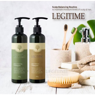 Dầu gội ngăn rụng tóc trên 98% sạch gàu và hết ngứa sử dụng cho tóc dầu legitime deep shampoo 300g