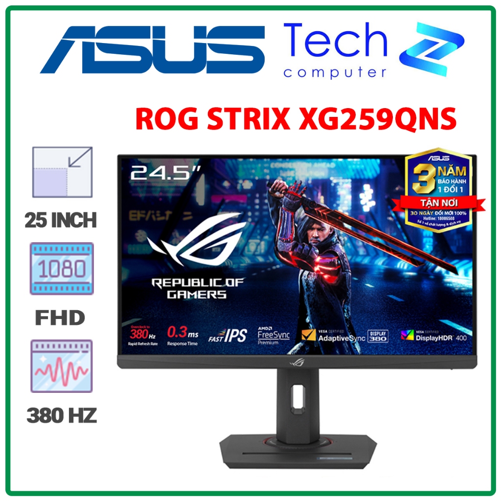 Màn Hình Gaming ASUS ROG Strix XG259QNS (24.5 inch - IPS - FHD - 380Hz ...
