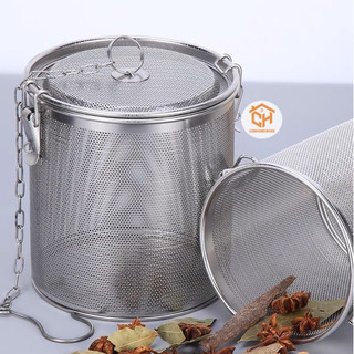 Quả Lọc Inox Dùng Nấu Phở, Lọc Trà Thảo Mộc, Canh – Dụng Cụ Nhà Bếp Tiện Lợi – Cam Homeware
