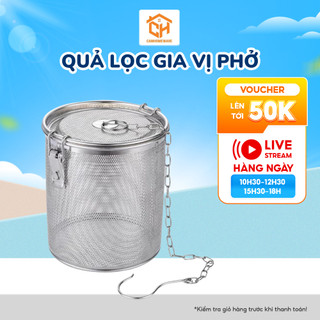 Quả Lọc Inox Dùng Nấu Phở, Lọc Trà Thảo Mộc, Canh – Dụng Cụ Nhà Bếp Tiện Lợi – Cam Homeware