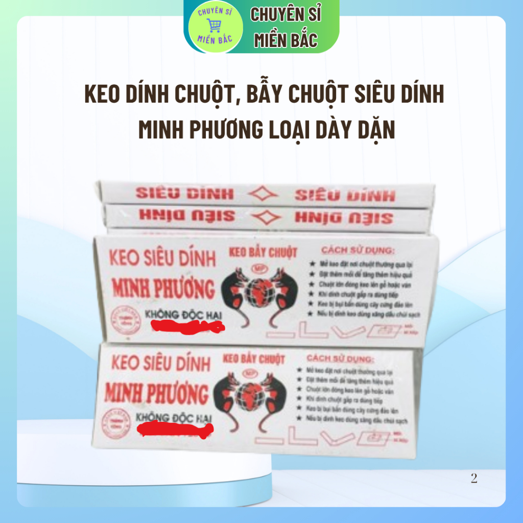 Keo Dính Chuột, Bẫy Chuột Siêu Dính Minh Phương Loại 1 ( Hàng đủ kg )