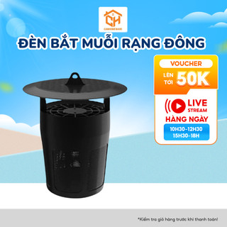 Đèn Bắt Muỗi Rạng Đông Điện Quang Thông Minh Diệt Côn Trùng  Hiệu Quả Có Thể Làm Đèn Ngủ LED UV 365nm DBM01 5W