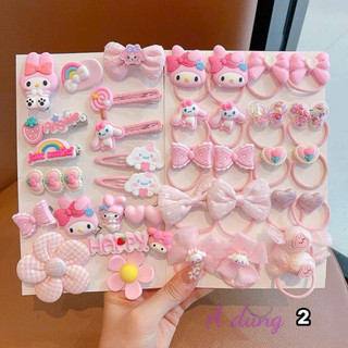 Sét 36 chi tiết kẹp tóc, và vòng buộc dễ thương cho bé gái 🌸🌸🌸