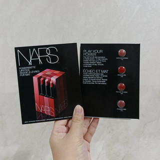 [Sample 0.13gr x 4] Mẫu thử son NARS Powermatte Lipstick