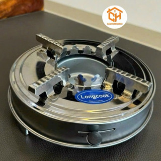 Bếp Cồn Inox Longcook Mini Du Lịch Tiện Lợi - Bếp cồn lẩu nướng nhỏ gọn dễ dàng mang đi dã ngoại Cam Homeware
