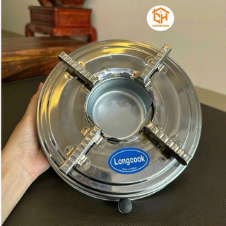 Bếp Cồn Inox Longcook Mini Du Lịch Tiện Lợi - Bếp cồn lẩu nướng nhỏ gọn dễ dàng mang đi dã ngoại Cam Homeware