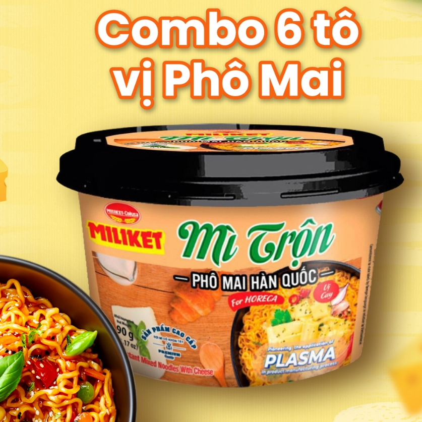 [DATE22/2/2026] Mì Trộn Miliket Nhiều Vị Phô Mai, Spaghetti, Rong Biển ...