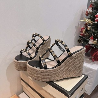 🍁🍁🍁Dép xuồng đinh đế cối nữ cao 12p