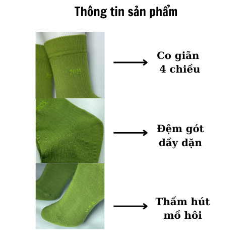 Combo 5 Đôi Tất Vớ Dệt Kim Mihava Cao Cấp 2025 Phong Cách Thời Thượng Lịch Lãm