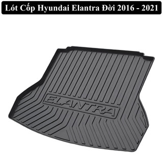{ Loại Dày } Lót Cốp Hyundai Elantra Đời 2016 - 2021 Thảm Cốp Không Mùi Khó Chịu