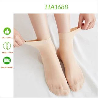 Tất da chân tất giấy mỏng siêu dai,siêu mềm mại, siêu bền chống nắng,chống trơn loại đẹp HA1688.