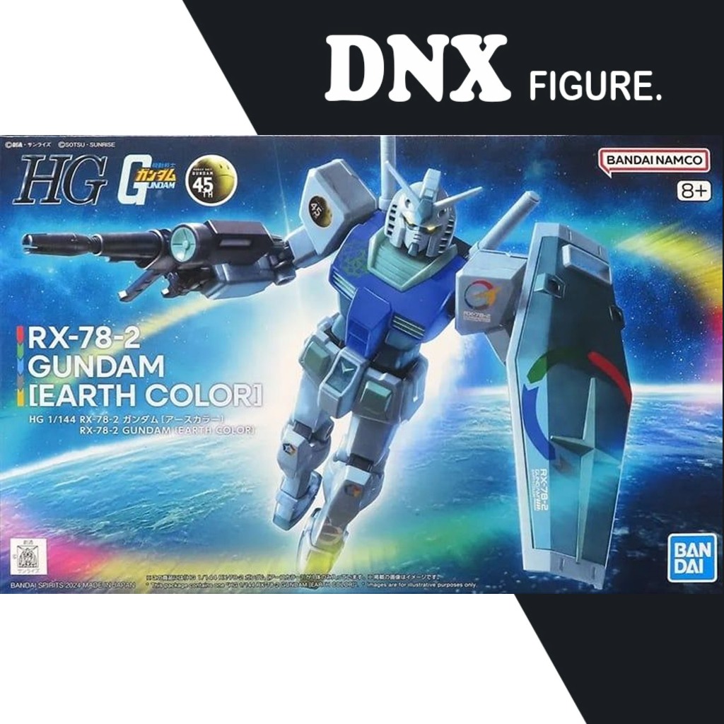 Mô Hình Lắp Ráp HGUC 1/144 RX-78-2 Gundam Earth Color (New Seal)