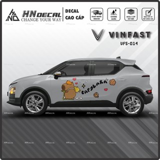 Tem dán xe VF5 - Decal dán xe VF5 MẪU TEM THỂ THAO CÁ TÍNH . 1 bộ dán 2 bên ( mẫu VF5-014 )