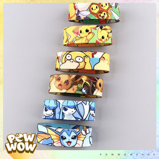 Vòng Tay Vải Canvas Phong Cách Thời Trang Nhân Vật Anime Manga Game Pocket Monster Colorful
