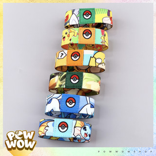 Vòng Tay Vải Canvas Phong Cách Thời Trang Nhân Vật Anime Manga Game Pocket Monster Colorful