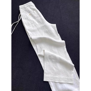 𝙏𝙄𝙉𝙔 𝙋𝘼𝙉𝙏 - Quần Linen Tưng ống suông