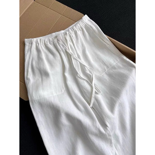 𝙏𝙄𝙉𝙔 𝙋𝘼𝙉𝙏 - Quần Linen Tưng ống suông