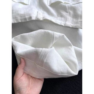 𝙏𝙄𝙉𝙔 𝙋𝘼𝙉𝙏 - Quần Linen Tưng ống suông
