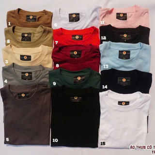Áo phông unisex cotton 100% mềm mịn dễ chịu -TKL