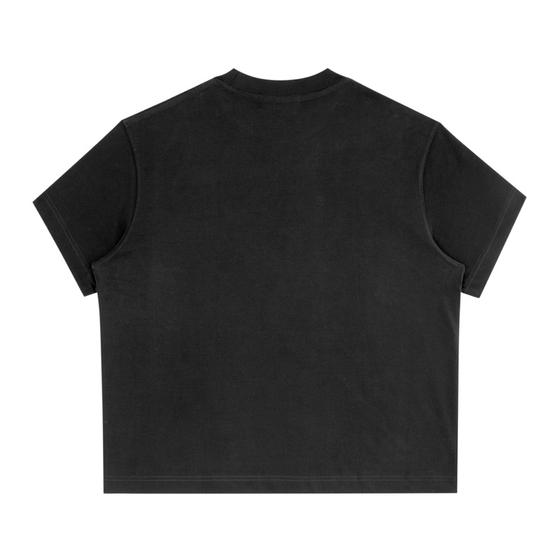 Áo Thun Trơn Đen Unisex - THUNDEROUS BASIC T-SHIRT / BLACK
