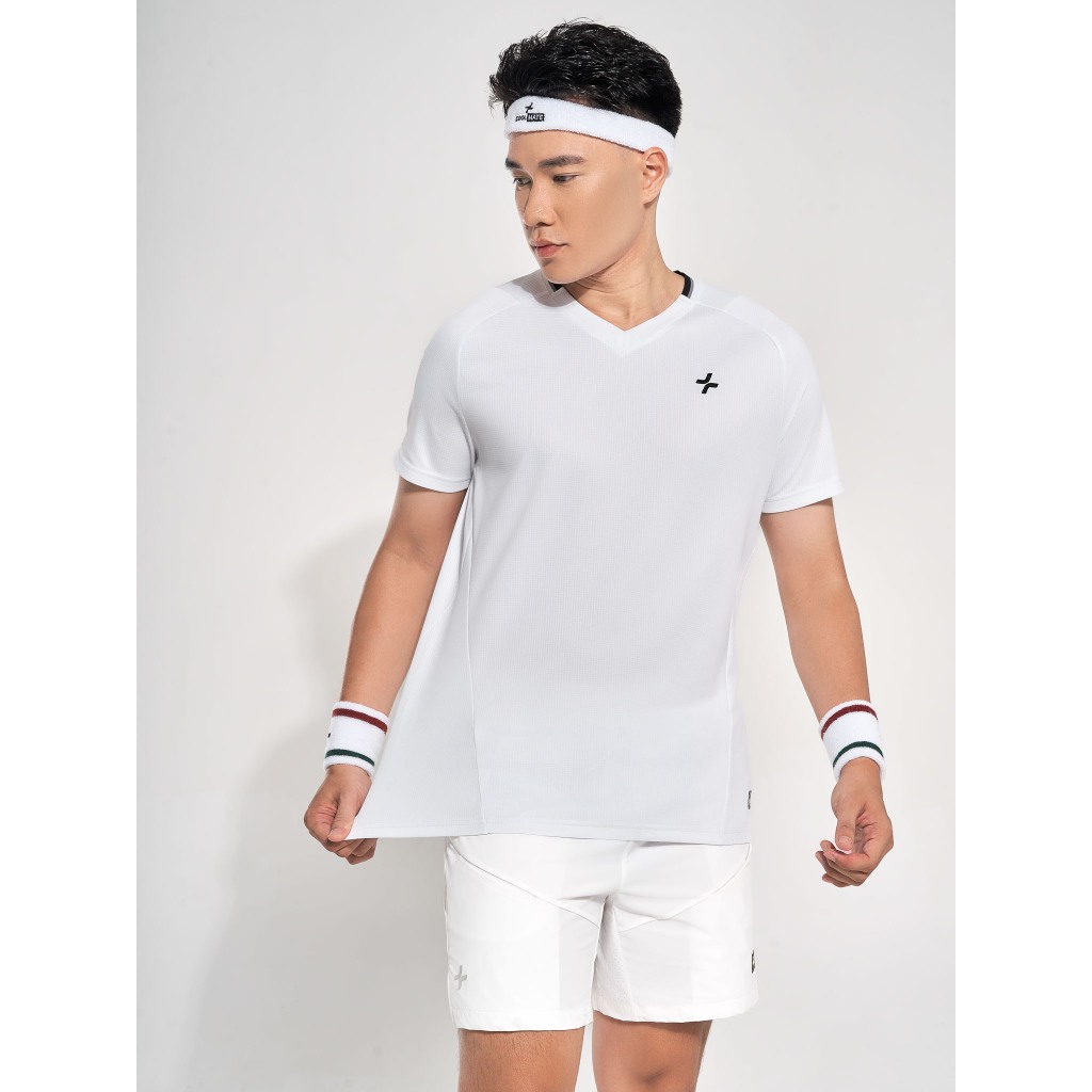 [TẶNG QUẦN SHORT]Áo thun thể thao nam Pickleball Smash Shot cổ V thoáng khí thấm hút tốt Coolmate