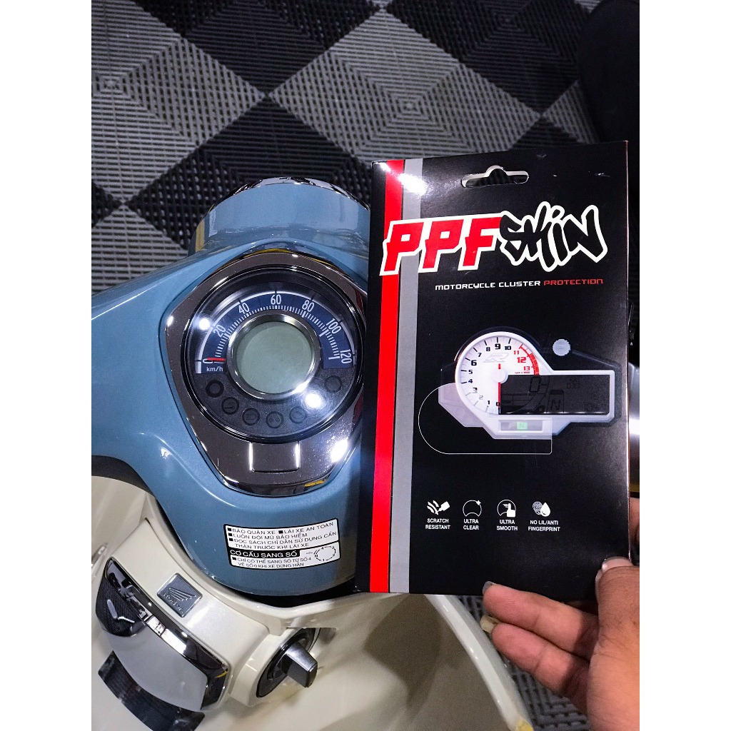 PPF Honda Super Cub C125 2024 2025. dán bảo vệ đồng hồ xe , PPF nhập khẩu