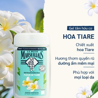 Gel tắm 92% hữu cơ Le Petit Marseillais (250ml)
