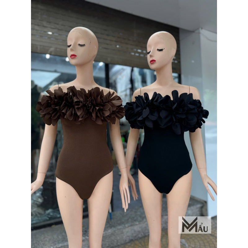 Áo body suits phối tơ hoa đi biển siu xinh sẵn hàng