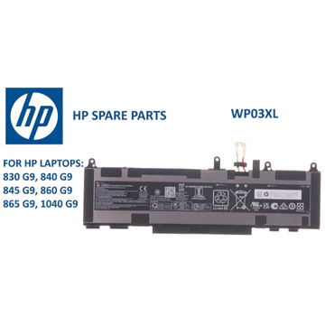 PIN [ZIN] Laptop HP Elitebook 830 840 845 860 865 1040 G9 Battery