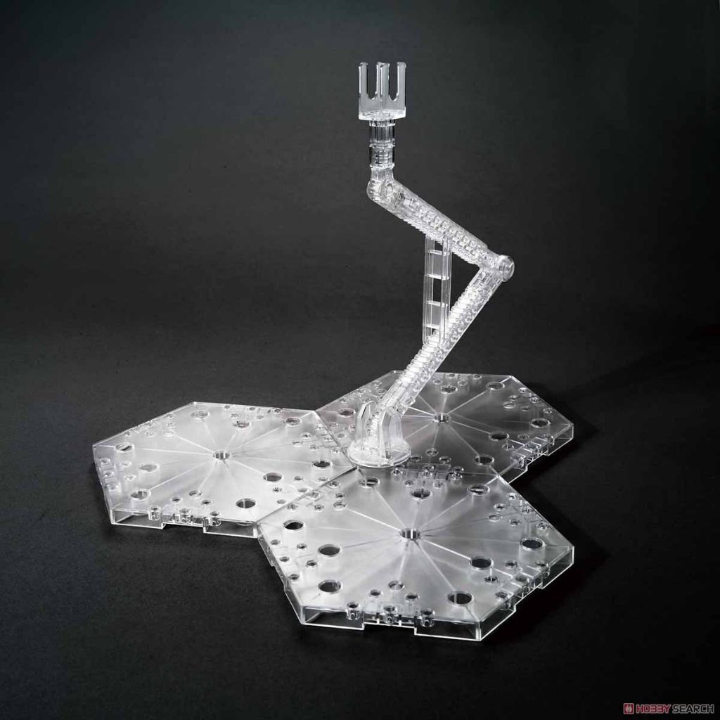 Mô Hình Lắp Ráp Bandai Phụ kiện giá đỡ ACTION BASE 4 CLEAR (New Seal)