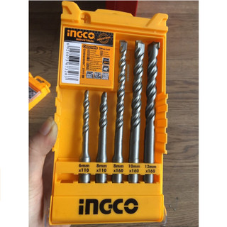 INGCO Bộ 5 mũi khoan bê tông đuôi gài AKD2052