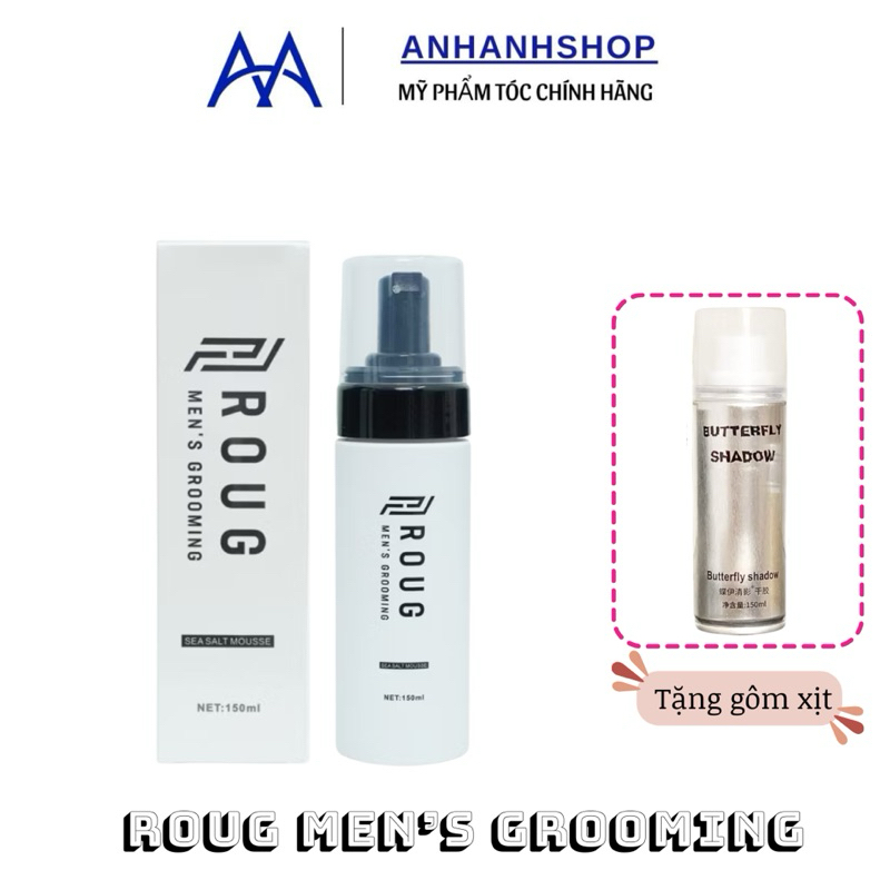 Bọt Tạo Kiểu Roug Men’s Grooming Sea Salt Mousse 150ml Chính Hãng ...
