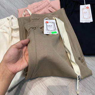 Quần Nỉ Tăm Hottriend Ống Rộng Siêu Tôn Dáng, Che Khuyết ĐIểm Đôi Chân, Siêu Dày Dặn Không Nhăn Xù Vải ELEGANTE
