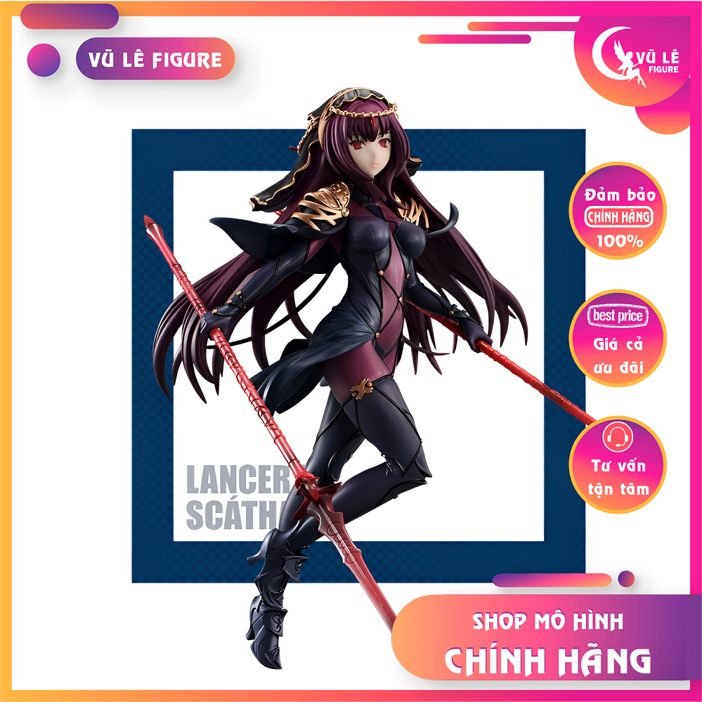 Figurine Fate Grand Order Lancer Scathach 3e Ascension – Banpresto, PVC, 17,8 Cm, Collection, Détails Soignés, License Officielle