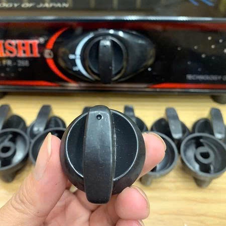 Nút bật bếp gas 3.7cm | 4cm Trục lỗ 8mm - Lắp được cho hầu hết bếp gas mặt kính phổ thông