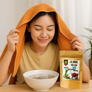 Lá Xông Giải Cảm Sunbeleaf - Thảo Dược Xông Hơi, Giải Cảm,Tắm Hoặc Xông Đều Được