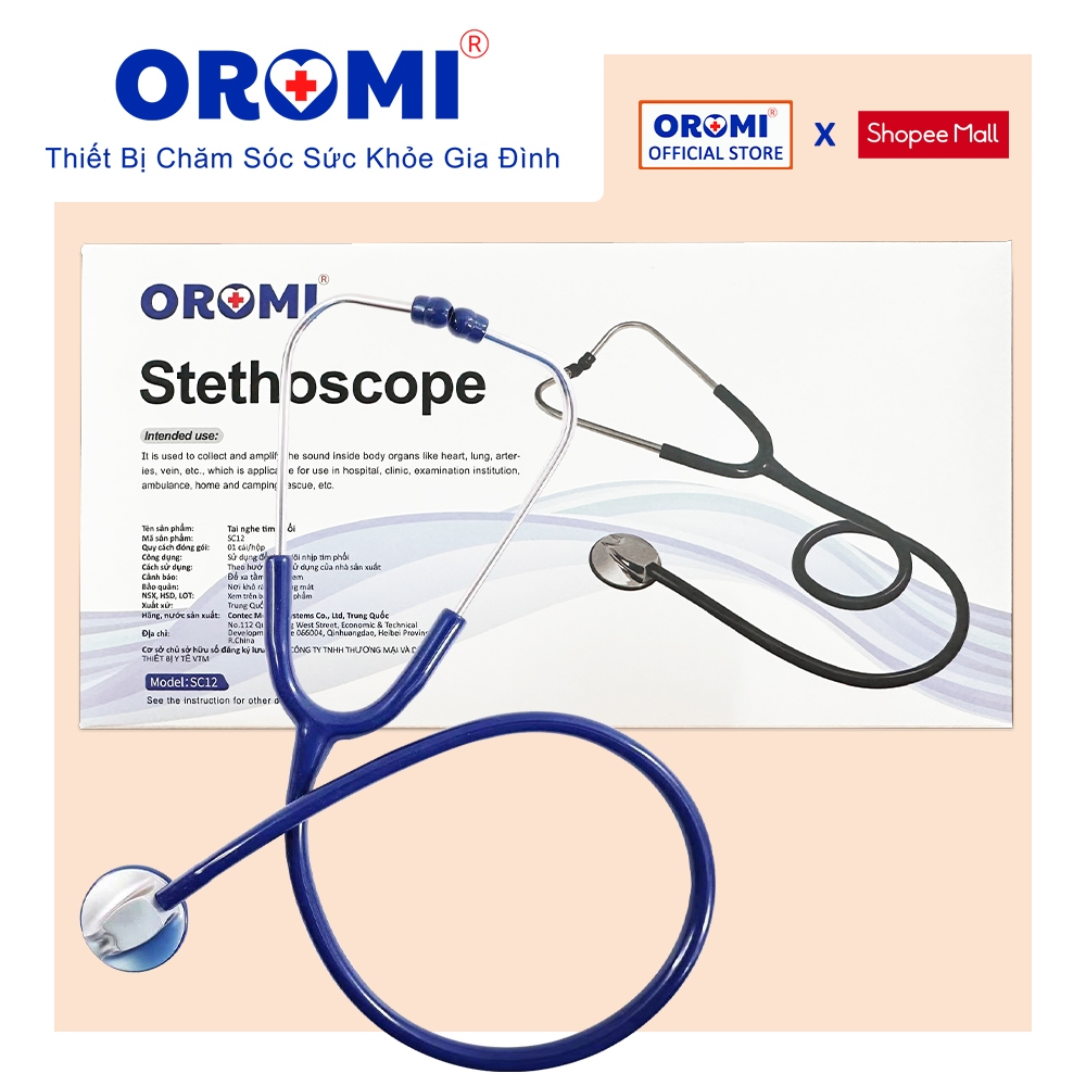 Tai Nghe Tim Phổi Oromi SC12 - Ống Nghe Y Tế Chuyên Dùng Nghe Huyết Áp, Nhịp Tim