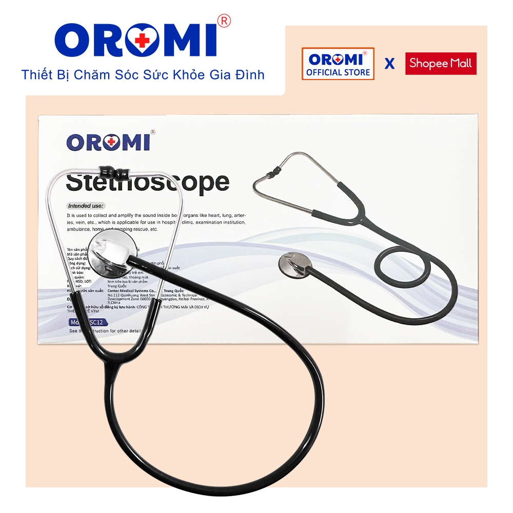 Tai Nghe Tim Phổi Oromi SC12 - Ống Nghe Y Tế Chuyên Dùng Nghe Huyết Áp, Nhịp Tim