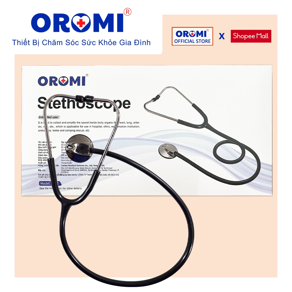 Tai Nghe Tim Phổi Oromi SC12 - Ống Nghe Y Tế Chuyên Dùng Nghe Huyết Áp, Nhịp Tim