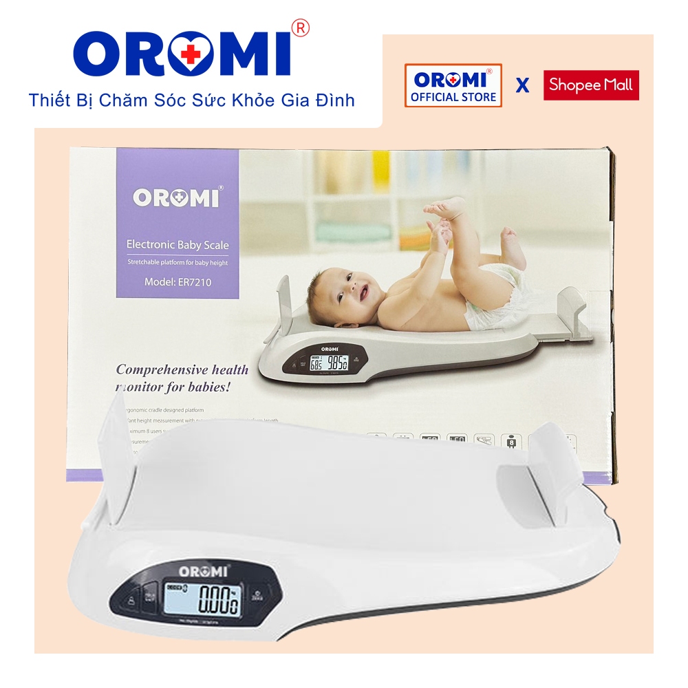 Cân Điện Tử Trẻ Em OROMI ER7210 - Cân Trẻ Sơ Sinh Kỹ Thuật Số