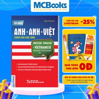 Sách - Từ điển Anh-Anh-Việt dành cho học sinh - MCBooks
