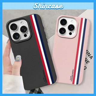 Ốp Lưng iPhone TPU Hoạ Tiết Da Mềm Thom Brown Chống Sốc, Chống Bẩn Cao Cấp - iP X/XS/11/12/13/14/15/16/17/Plus/Pro/Max