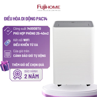 Điều hòa di động Fujihome PAC14 – 14000BTU, 4in1 có kết nối WiFi, làm lạnh nhanh - Bảo Hành 24 tháng