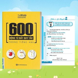 Sách - 600 Động Từ Bất Quy Tắc Trong Tiếng Anh Cho Người Học Ngữ Pháp Căn Bản - Học Kèm App Online