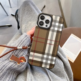 Ốp Lưng iPhone TPU Hoạ Tiết Da Mềm Kẻ Sọc Chống Sốc, Chống Bẩn Cao Cấp - iP X/XS/11/12/13/14/15/16/17/Plus/Pro/Max/Air