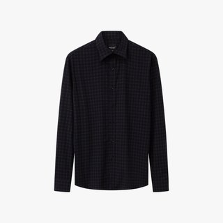 [T7_SALE 20%_HT] Áo Sơ Mi Nam Đen Hoạ Tiết 9SMDH555DEN Biluxury Form Slimfit Cao Cấp Chống Nhăn Kháng Khuẩn