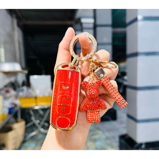 (Nút nhỏ 2/3 Nút) Combo Ốp Chìa Khoá Smartkey MAZĐDA 2 3 6 CX3 CX30 CX5 CX8 CX9