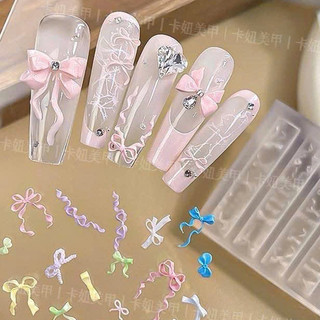 Khuôn Silicon Làm Nơ 3D Mẫu Hot Trendy 2026 | Dễ Đổ, Dễ Gỡ, Dùng Cho Nail & Handmade | TheGioiNail666