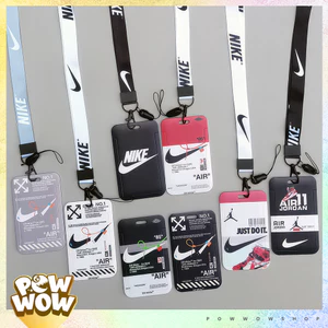 Bao Đựng Thẻ Nhân Viên Nhựa ABS Kèm Dây Đeo Thẻ 45cm Vải Canvas Phong Cách Hoạ Tiết Thể Thao Sport Năng Động